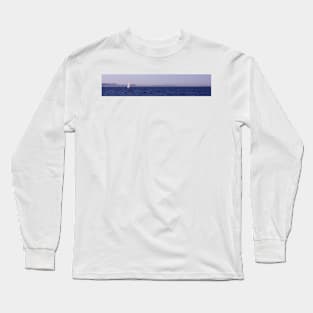 Sailing in San Francisco Bay. Panorama. 2011 Long Sleeve T-Shirt